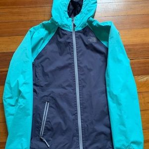North face rain coat